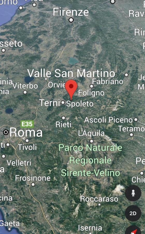 Appartamento A Valle San Martino Di 스폴레토 외부 사진